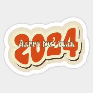 Hippie New Year! Sticker